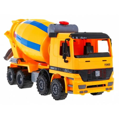 samochód budowlany duża betoniarka